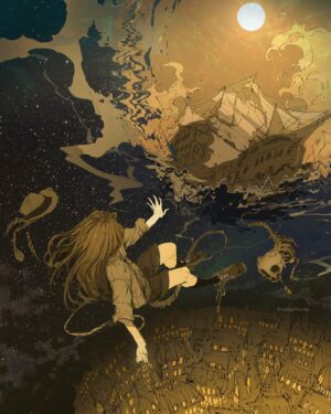 Posuka Demizu Instagram - Old memories. 　　　
ーーー
Sometimes at night, old memories come back like waves.✨