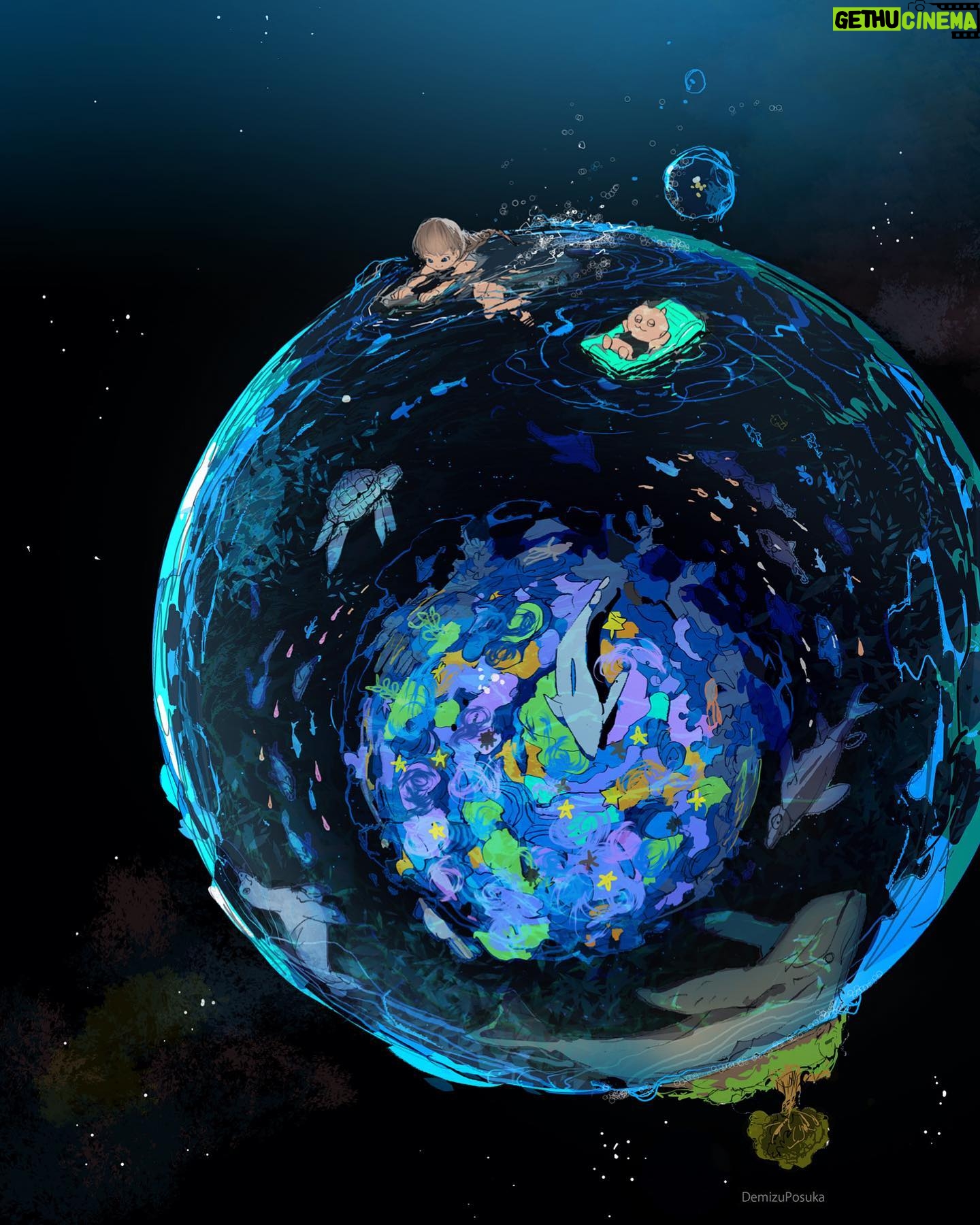 Posuka Demizu - 21.3K Likes - This planet has only water and coral🌏