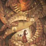 Posuka Demizu Instagram – The labyrinth become wrapped in mystery🕯
ーーーー
ーーーー
I like the mysterious staircase art and draw it a lot.This title is a little difficult to translate into English🕯
#illustration  #art  #digitalart