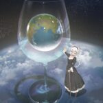 Posuka Demizu Instagram – Earth cocktail
ーーー
Do you want to drink this?🌟. 

#illustration #degitalart #earth