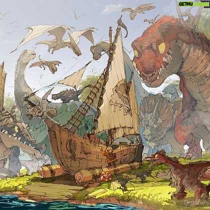 Posuka Demizu - 19.2K Likes - New friends are very big 🦕