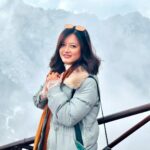 Prakriti Shrestha Instagram - Forever mountain girl 🏔️ ☁️