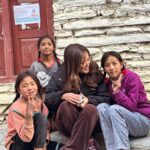 Prakriti Shrestha Instagram - Meet my lil friends from Marpha, Mustang. They were the sweetest munchkins who made my day and treated me the best. Hami Nepali ko khubi nai ho… jasko pani man pagalna sakne ☺️.. ki kaso? 😉