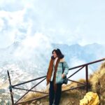 Prakriti Shrestha Instagram - Forever mountain girl 🏔️ ☁️