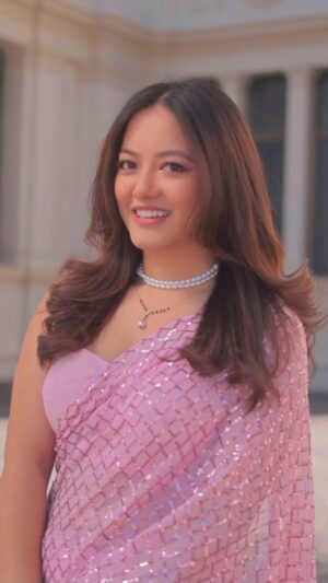 Prakriti Shrestha Instagram - 🦋🦋🦋Feeling Bollywood vibe 🦋🦋🦋

Outfit: @jhoomke_bulaki 
Jewellery: @kajalnainafinejewelry