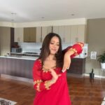 Prakriti Shrestha Instagram - Rang dena ♥️ Sorry, I am a slow dancer when it comes to this kinda song 🦋🦋 Dress: @jhoomke_bulaki
