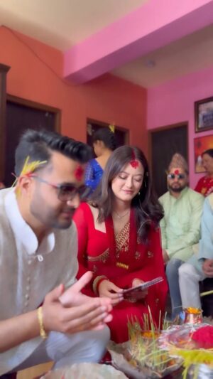 Prakriti Shrestha Instagram - Dashain with our family after 7 years 💕💕