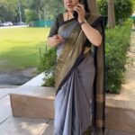 Pranathy Sadhanala Instagram - శుభోదయం నేస్తాలు 🩶🖤 #goodmorning . #godblessyouall . #🩶🖤 . #pranathymanasupalike