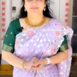 Pranathy Sadhanala Instagram - అవసరం - స్వార్థం మాటేమంత్రము - నా అభిప్రాయం This beautiful saree @charvik_collections_1 *COST <~ 2550/- Free shipping $ *WCT Brand presents* * Soft party wear Georgette sarees with allover zari cut dollar butties *Beautiful Scalloped Rose embroidery designer borders *Pure pattu Blouse as shown in pic https://chat.whatsapp.com/Bth1UEwl0lz59ZzxjKURRq Jewelry @sreeyashjewels