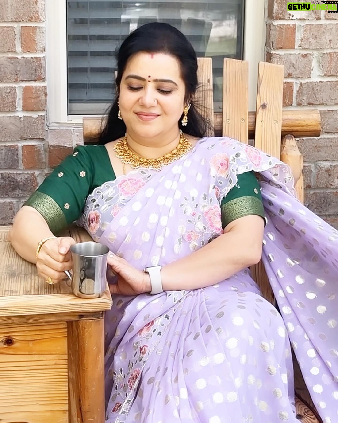 Pranathy Sadhanala Instagram - శుభోదయం నేస్తాలు💜💚 This beautiful saree @charvik_collections_1 *COST <~ 2550/- Free shipping $ *WCT Brand presents* * Soft party wear Georgette sarees with allover zari cut dollar butties *Beautiful Scalloped Rose embroidery designer borders *Pure pattu Blouse as shown in pic https://chat.whatsapp.com/Bth1UEwl0lz59ZzxjKURRq Jewelry @sreeyashjewels Necklace #goodmorning #godblessyouall #jaragandijaragandisong #ramcharan #kairaadvani #gamechanger #reelitfeelit #explorepage #pranathymanasupalike