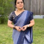 Pranathy Sadhanala Instagram - శుభోదయం నేస్తాలు💙 saree @havni_collections #goodmorning . #godblessyouall . #sareelove . #hanvicollections . #chusichudangane❤️ . #pakkasouthindian . #pranathymanasupalike