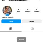 Pranathy Sadhanala Instagram - This is not my account and please don’t follow or don’t accept the request Please report. Thank you all in advance 🙏 #pranathymanasupalike