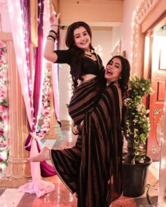 Pratiksha Rai Instagram - 🖤🖤 कभी सौतन कभी सहेली 😃 . . . . . . . . #friendsforever