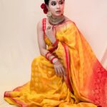 Pratiksha Rai Instagram - Just bcz my father use to love this song ….🫶🏻💔 Mua- @makeover_rituu Photographer- @sk_portraitgallery