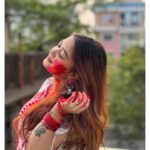 Pratyusha Paul Instagram - मोहे रंग लगा दे रे ♥️✨ PS-Sorry for spamming guys I just can’t get over these pictures 🤌🏻🙈 I promise this is the last post from that day, please bear with me. Thank you 🙏🏻 byeee 😘