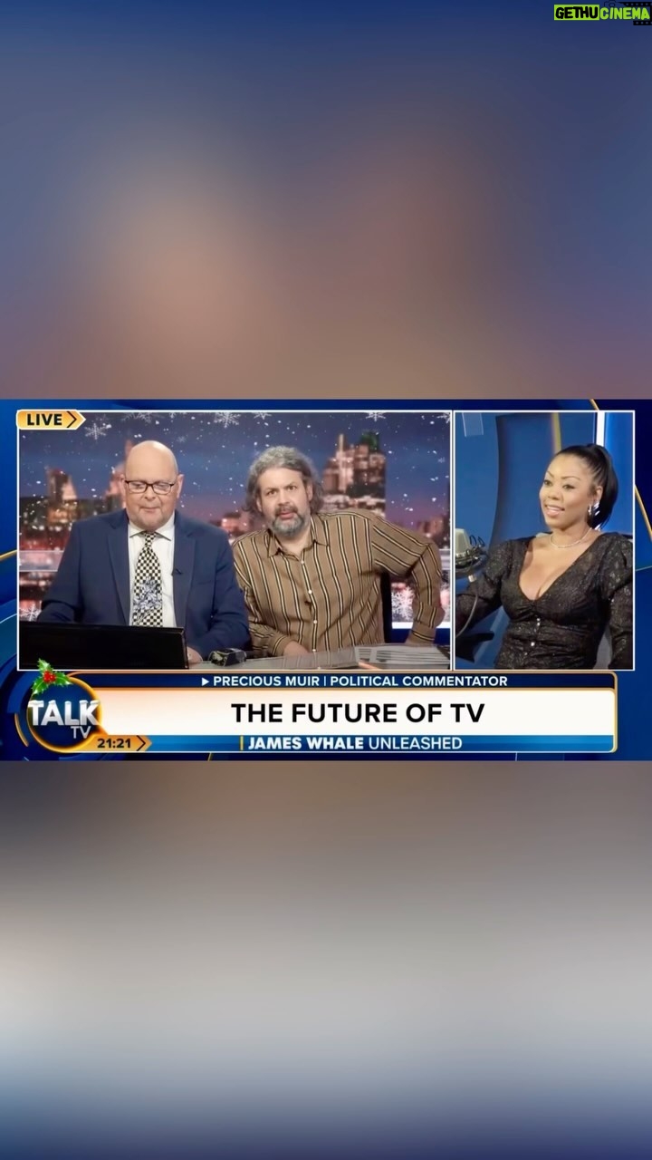 Precious Muir Instagram - Another fantastic 🔴Live Show on @TalkTV discussing the latest News Headlines & Hot Topics! On The James Whale Unleashed Show with Hosts James Whale & Ash. ___________________________________________ #TalkTV #livetelevision #tv #hottopics #london #studio #newsheadlines #hottopic #television #broadcaster #tvhost #broadcast #worldwide #livetv #headlines #politics #news