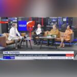 Precious Muir Instagram - 📺 I think we all know by now, I’m going to say it how it is. Let’s show more kindness and respect to one another on Social Media. Have your opinion but don’t cross the line and hit below the belt. 📺 This was me 🔴Live on the @mrmarkdolan Show @gbnews discussing The Biggest News Headlines! Dress: @apujan Available from: @blackprgroup _________________________________________ #gbnews #livetv #television #broadcast #tvpresenter #news #newsheadlines #meghanmarkle #royalfamily #fashion #tv #style #princeharryandmeghan #tvbroadcast #headlines