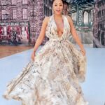 Precious Muir Instagram - ✨Another incredible @paulcostelloeofficial Show @londonfashionweek @britishfashioncouncil Wearing a beautiful #PaulCostelloe dress, that made me feel like a Princess✨ __________________________________________ Hair: @livetruelondon @glenesastyle12 Jewellery: @retrochicitaly Available from: @crescentagency Dress: @paulcostelloeofficial Fashion Show PR: @tracepublicity Publication: @dailymail @dailymailfashion Photographers: @gfbphoto @splashnews @snapperjeff @gettyimages __________________________________________ #LFW #fashion #LondonFashionWeek #LFW40 #fashionweek #london #style #eveningdresses #coats #autumnfashion #aw24 #autumn #winter #fashioncollection #VIPInvite