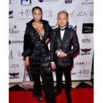 Precious Muir Instagram – 💫The right shoe, can make everything different ~  @jimmychoo 💫
____________________________________________
Jumpsuit: @ju_nna_
Available from: @blackprgroup 
Bag & Shoes: @kurtgeiger 
Pictured with: @profjimmychoo 
Event: @thisisicon_ @jcalondon 
@londonfashionweek @britishfashioncouncil 
Talent PR: @roughdiamondpr 
Photographer: @alan_d_west 
Location: @devere_grand_connaught_rooms 
____________________________________________
#LFW #redcarpetfashion #jimmychoo #fashion #style #london #fashionweek #redcarpet #catwalk #fashionshow #events #londonfashionweek #ss24 #fashioncollection #stylefashion #fashionweek2023 #VIPInvite #FROW