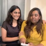 Preetha Instagram - Unleashing my awesome singing talents - look how impressed she looks😝♥️
