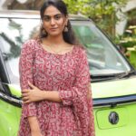 Preetha Instagram - The remarkable aspect of life are the things that add meaning to our lives. And when you have the MG Comet EV, the meaning is deeper and precious. I am celebrating Ayudhya Pooja with my MG Comet EV this year. Tell me what you celebrated it with this year? Captured @francisxavier_official🔥 Cuts @niithin_teaser ♥️ #CometEV #UrbanMobility #SmartEV