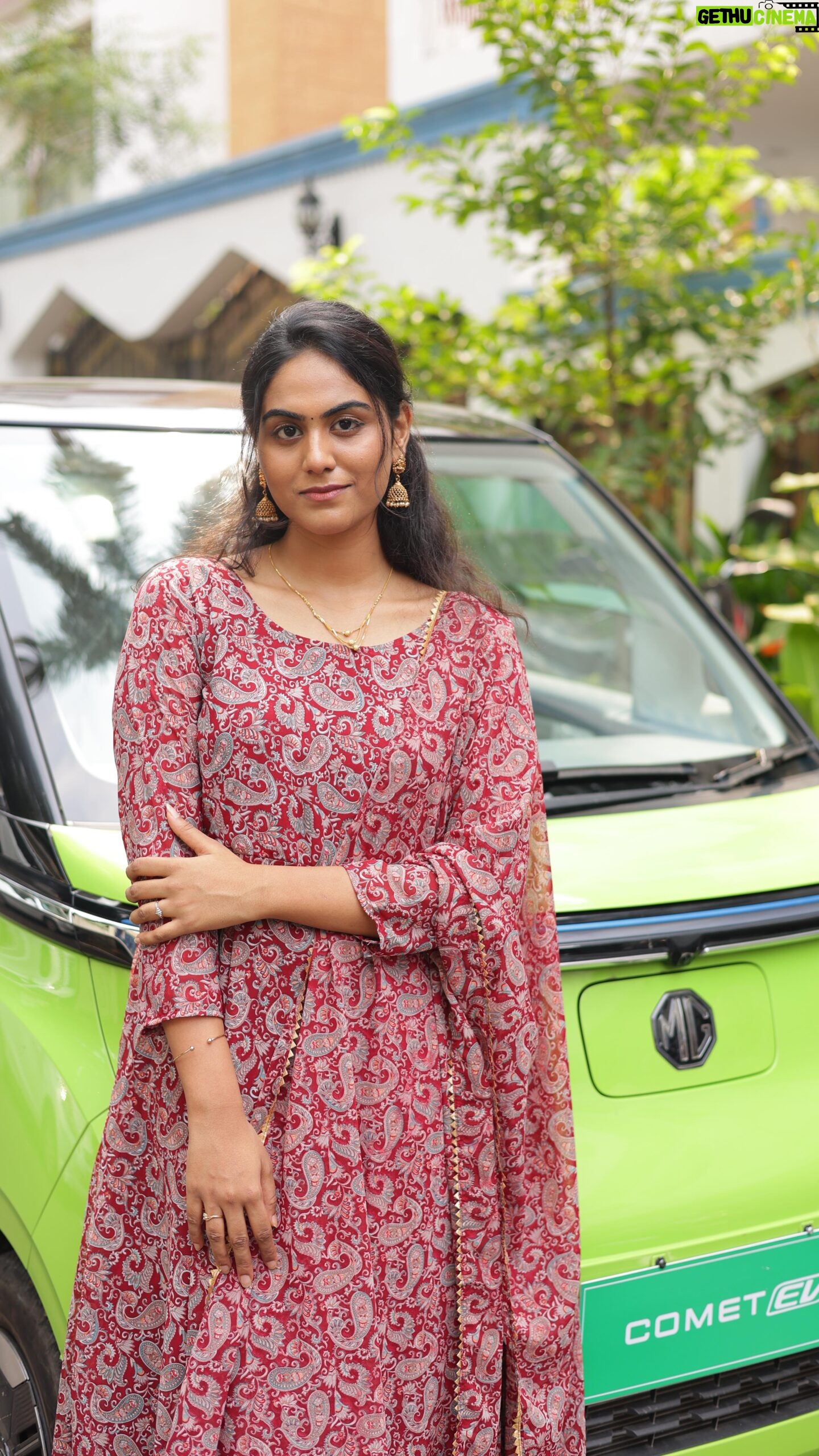Preetha Instagram - The remarkable aspect of life are the things that add meaning to our lives. And when you have the MG Comet EV, the meaning is deeper and precious. I am celebrating Ayudhya Pooja with my MG Comet EV this year. Tell me what you celebrated it with this year? Captured @francisxavier_official🔥 Cuts @niithin_teaser ♥️ #CometEV #UrbanMobility #SmartEV
