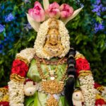 Preetha Vijayakumar Instagram - My Gorgeous Amman 🙏🏻🙌😇 📸 @jaganselvamphotography @the_bridal_store_chennai #varalakshminombu #2022 #favoritedayoftheyear #myamman #momstradition #poojadecor #blessed🙏 #godblessall