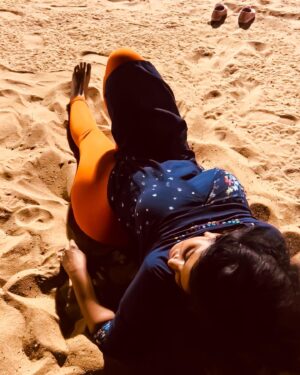 Preethi Kitchappan Instagram - Just the sea, sky, sand and I 😇

Sky above, sand below, sea behind and peace within!!!!

So much at ease with nature 

#picoftheday #pictureoftheday #instagood #instagram #moodygrams #explore #explorepage #instalike #instadaily #insta #beach #beachvibes #sand #sky #love #instamood #instafashion #photo #photography #photooftheday #peace #chillin