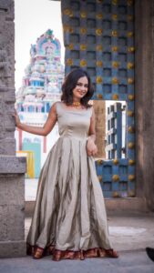 Preethiga Instagram - Diwali dress from our @_sewing.store buy your soon and have bright festive 🪔 . ₹2300 With lining Quality material Sleeves can be attached if needed ✨ . #sewingstore
