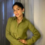 Preeti Singh Instagram - Love on … 💚 Co-ord set - Selvia Store Korean Baggy Pants - TheBaagi Oversized shirt - High Star . . . . #loveforgreen #loveon #amazonshopping #amazonfashion #fyp #explore