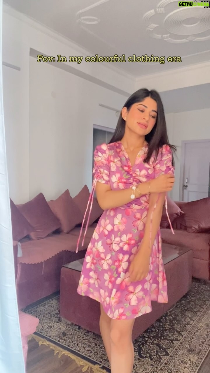 Preeti Singh Instagram - In my colourful clothing era! . . . #colourfulclothing #cutedresses #explore #fyp