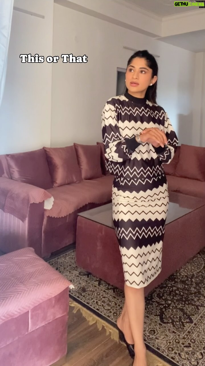 Preeti Singh Instagram - This or That??? . . . #amazonfashion #semiformal #fashioninspo #explore
