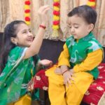 Princy Prajapati Instagram – Happy भाई – दूज 🌸

#trending #bhaidooj #viral #trending #reelsvideo