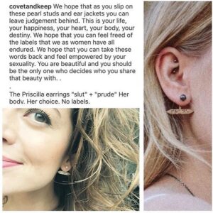Priscilla Faia Instagram - My pal Elea honored me by designing a piece of  @covetandkeep jewelry and naming after me.  Please go to her website for your "Priscilla" earrings and more 💍
