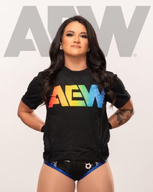 Priscilla Zuniga Instagram - Show me your Pride 🏳️‍🌈 

Estilo Diamante 🇨🇺💎 

#AEW #Pride #Diamante  #CubanDiamond