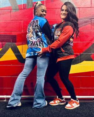 Priscilla Zuniga Instagram - So nice had to post it twice ✌🏼 

The story saw it first, also huge shoutout to @mr_dof_  for the sick jackets! 💧 🔥 

Hit him up for some custom swag! 

MUA @dearadneris 
Hair  @dear.salem 
📸 @callmekrisstat 

#Diamante #CubanDiamond #305