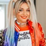 Priscilla Betti Instagram - Appelle-moi Harley Quinn 💋 Merci @yorendelola - @cassandremakeup - @cathylantuejoul 👗
