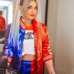 Priscilla Betti Instagram - Appelle-moi Harley Quinn 💋 Merci @yorendelola - @cassandremakeup - @cathylantuejoul 👗