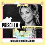 Priscilla Betti Instagram - @priscillabetti rejoint la programmation de La Kermesse 2024 🍭 Aussi enjouée que Kim Possible, elle interprétera ses titres le 28 juin à Nice, le 02 août à La Seyne-sur-Mer et le 15 août à Toulouse ! 🍬🎠 🎟️ Tous les pass (1 jour, 2 jours et 3 jours) sont disponibles sur notre billetterie en bio ! 🎟️