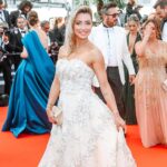 Priscilla Betti Instagram - C A N N E S 2022 • 👗 Robe : @christopheguillarme Bijoux : @manipura_joaillerie Coiffure : @erosgiuliani Make-up : @ev_art06 Photo : @gettyimages #cannes #cannes2022 #cannesfilmfestival #redcarpet
