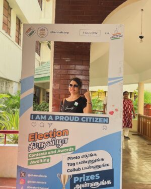 Priya Prince Instagram - Voting is our right and here we our family never missed to cast our vote and ya my daughter casted her FIRST VOTE✌🏻☺️
..
..
#vote