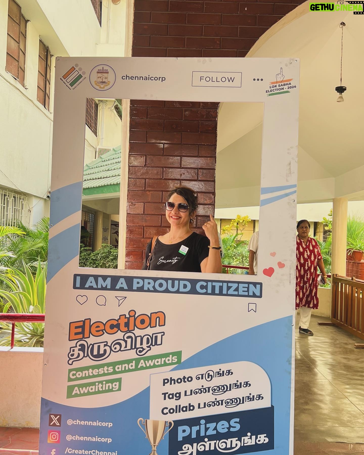 Priya Prince - 3.6K Likes - Voting is our right and here we our family never missed to cast our vote and ya my daughter casted her FIRST VOTE✌🏻☺️
..
..
#vote