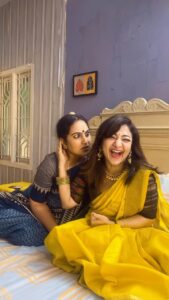 Priya Prince Instagram - Pregnant @shastrygayathri oh ya congratulations 🤪🤪🤪☺️☺️ .. Video credits @shambhavy_gurumoorthy_official .. #ree #reels #reelsinstagram #reelitfeelit #reelsindia