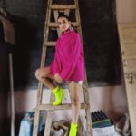 Priyanka Purohit Instagram – Let the colors do the talking ▼・ᴥ・▼
.
.
.
Outfit : @luluandskyofficial 
Neon Boots : @shein_in
📸 : @capturekiyakya_