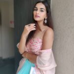 Priyanka Purohit Instagram - About yesterday for Ganpati Darshan 😇✨ . . Outfit by : @labelshalinikhanija Jewellery & Sling : @shein_in Clicked by : @brain_lagg