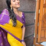 Priyanka Shivanna Instagram - “Saree state of mind.” . . @officialjoshapp @joshapp.kannada #JoshMeinAaja #sareelove #hallihaduthandanana #trendingreels #happyme #viralreels #instadaily