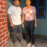 Priyanka Shivanna Instagram - 😝😝 . . @vishwas_vishu22 #comedy #funtime #shootlife #trendingreels #viralreels #instaviral