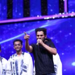 Pujitha Devaraj Instagram - One more time for this energy packed show - Dhanvantra 2024 💥⚡️ Such an amazing host @kuraishi_the_entertainer 💯 We meet again @vj_faazilhani_ 💯 Shot by @balaartphotography @harishvstudios #collegeevent #collegeculturals #medicalcollege #kuraishi #kuraishivibes #anchor #pujitha #trichy