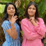 Pujitha Devaraj Instagram - Meera and Divya casually chilling in their office/pazhagi paklam trip🖼️ Definitely the BEST FRIEND in my life rn on and off screen @i__ivana_ 💘 You are rare , you are special & you are the BEST🫂 #lgm #ivana #pujithadevaraju #dhoni #msd #picofday #bff