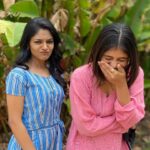 Pujitha Devaraj Instagram - Meera and Divya casually chilling in their office/pazhagi paklam trip🖼️ Definitely the BEST FRIEND in my life rn on and off screen @i__ivana_ 💘 You are rare , you are special & you are the BEST🫂 #lgm #ivana #pujithadevaraju #dhoni #msd #picofday #bff